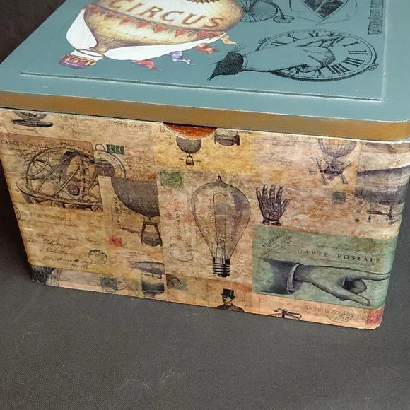 🎁 Circus Themed Hand Crafted Valet Or Memory Box - Picture 3 of 6